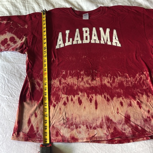 University of Alabama hand dyed Tie-Dye T-Shirt - Picture 4 of 7